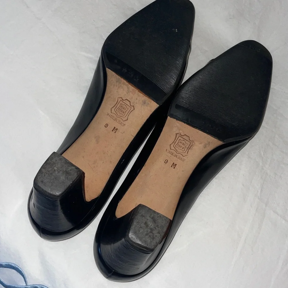 Italian Black Women's Pumps 9M - Picture 6 of 13